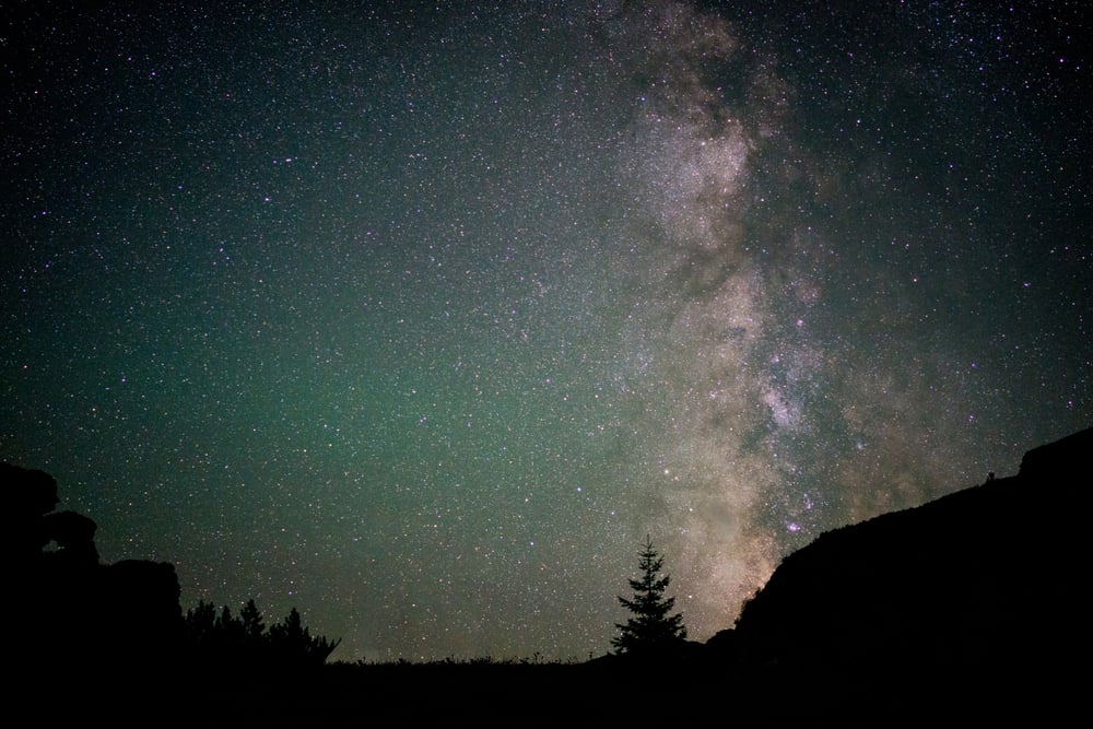 The Milky Way and beautiful night sky